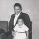 My grandmother and mom at Christmas in Cincinnati in 1956 (courtesy of Moji Alawode-El)